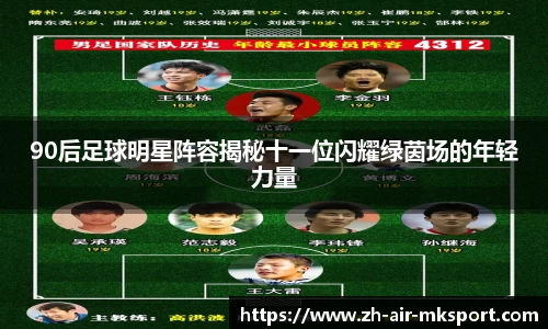 90后足球明星阵容揭秘十一位闪耀绿茵场的年轻力量